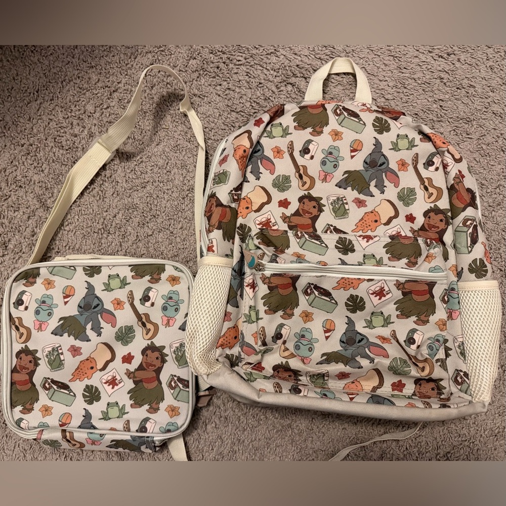 Lilo & Stitch Backpack and lunchbox set